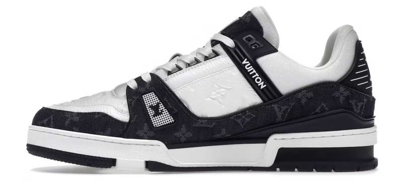 LOUIS VUITTON LV TRAINER WHITE BLACK WHITE - The Edit LDN