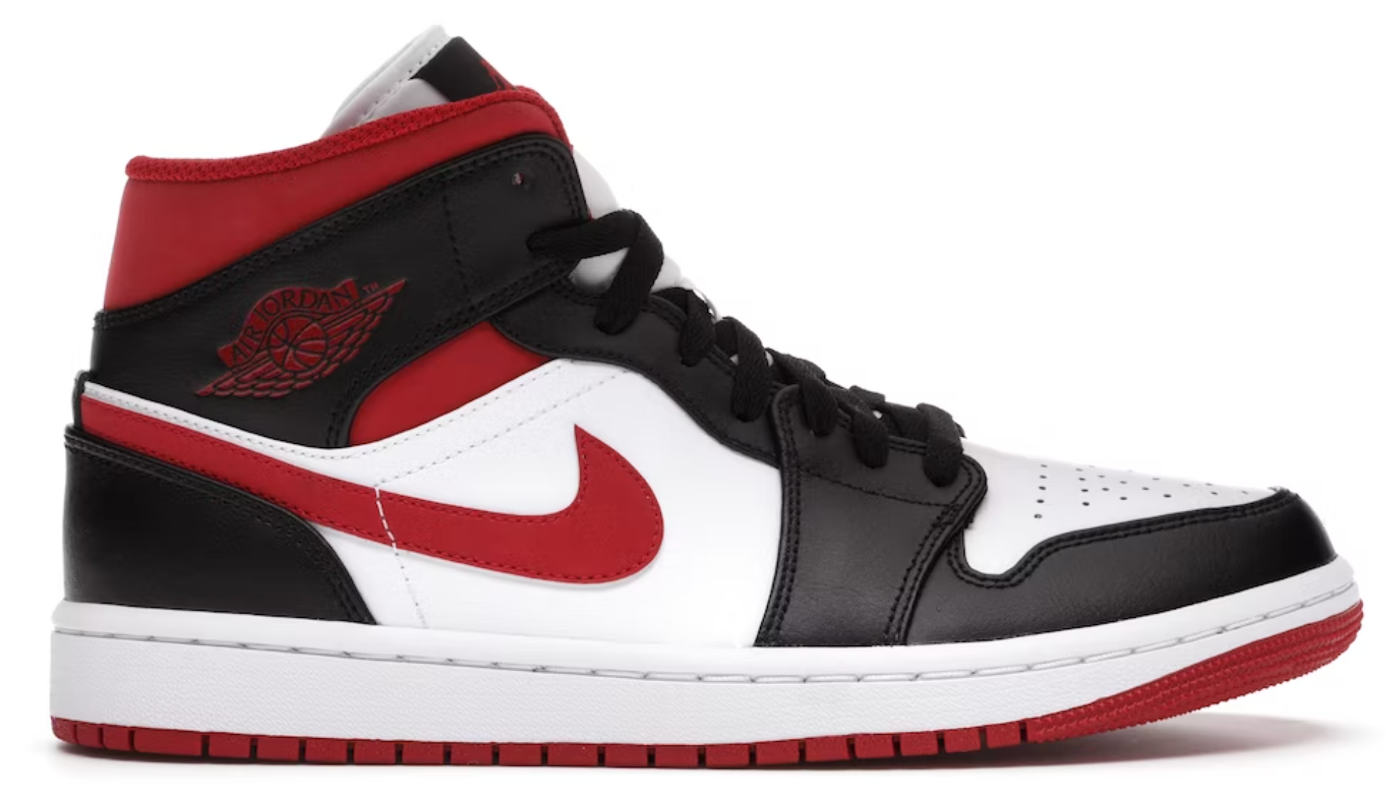 Jordan 1 white metallic sales red