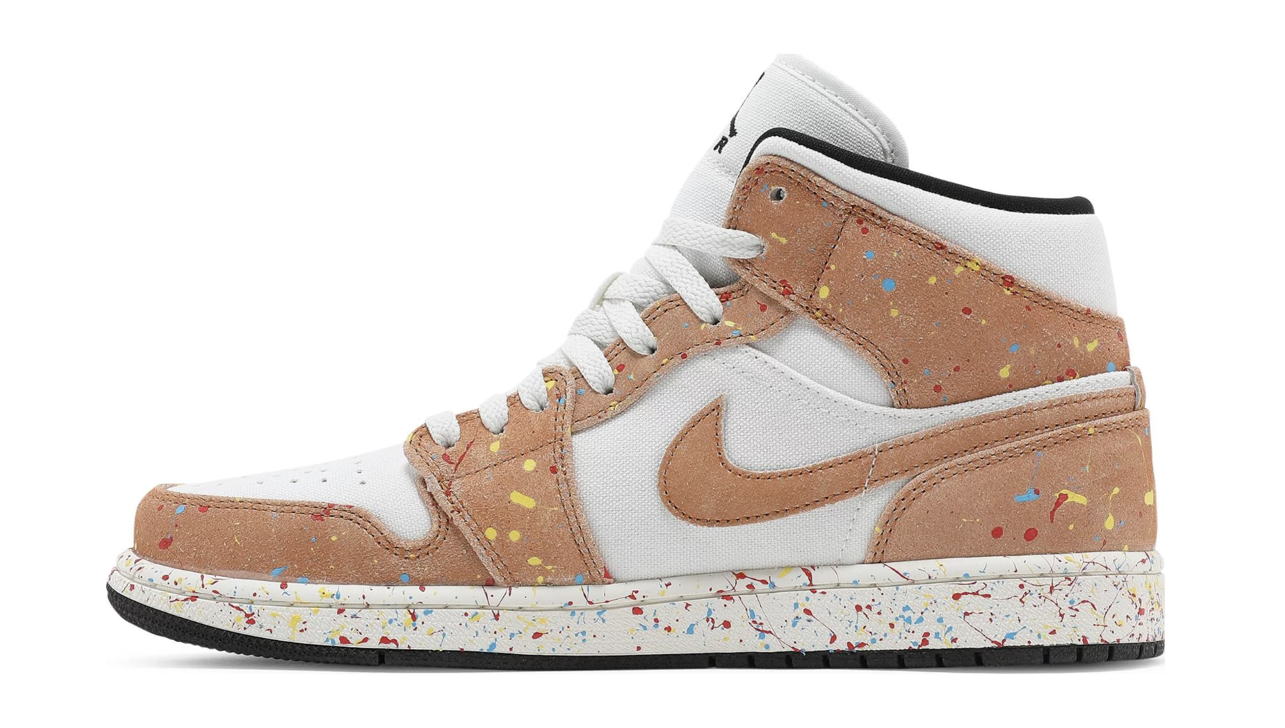Jordan 1 online mid paint splatter