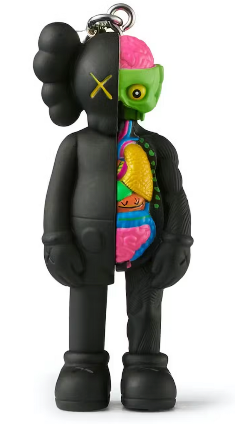 KAWS TOKYO FIRST FLAYED COMPANION KEYCHAIN BLACK (2021) - The Edit LDN