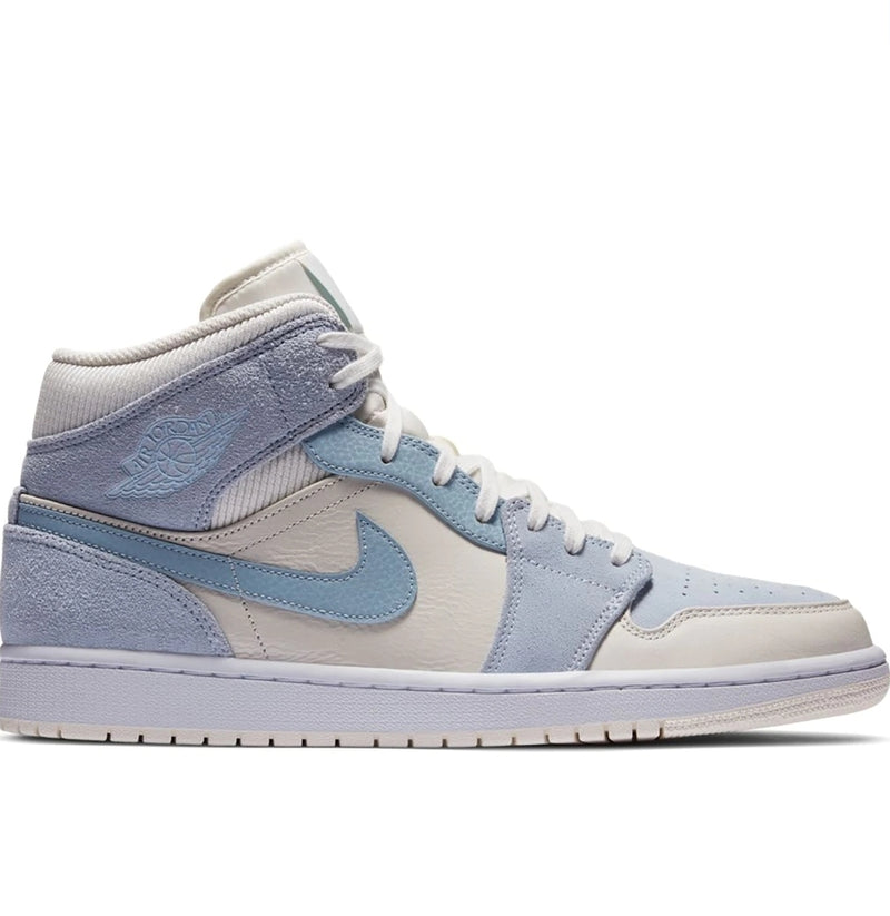 JORDAN 1 MID MIXED TEXTURES BLUE - The Edit LDN