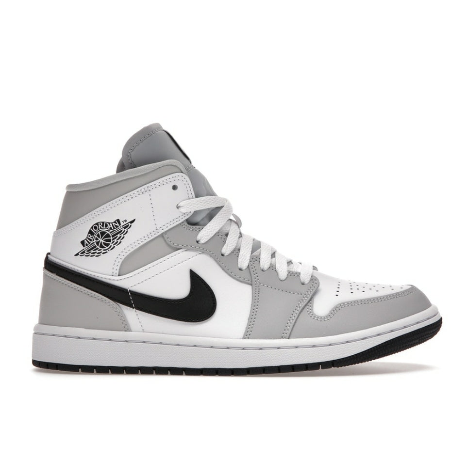 JORDAN 1 MID LIGHT SMOKE GREY (W) - The Edit LDN