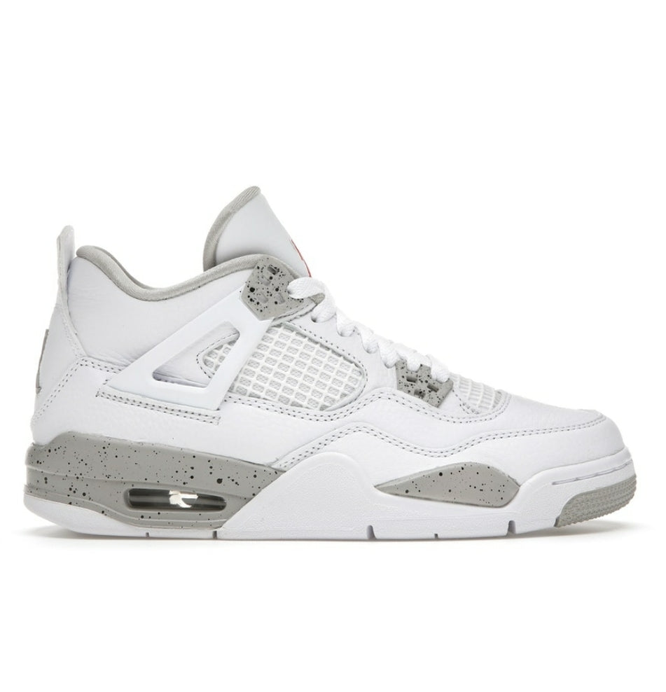 JORDAN 4 RETRO WHITE OREO (GS) - The Edit LDN