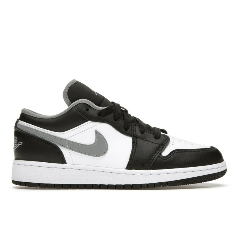 JORDAN 1 LOW BLACK WHITE GREY (GS) - The Edit LDN