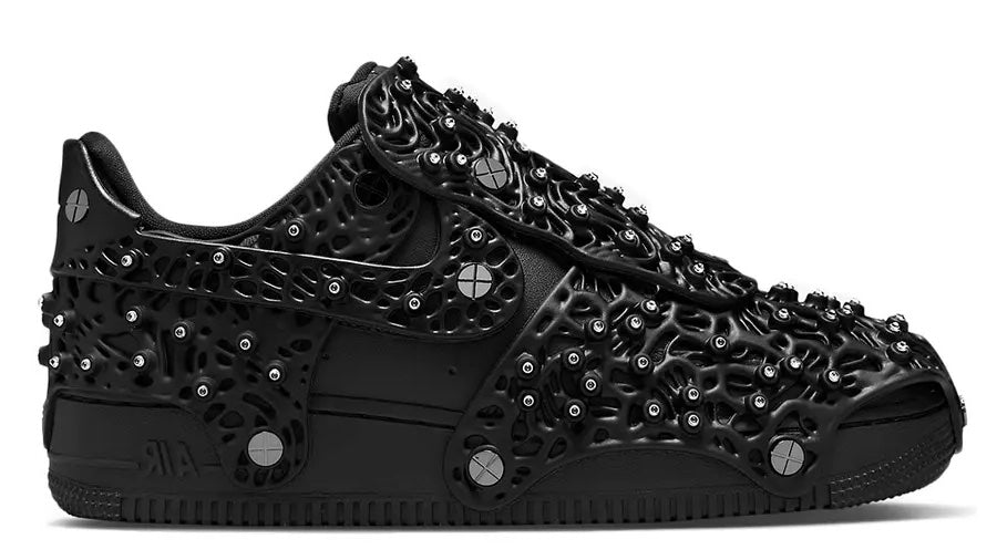 NIKE AIR FORCE 1 X SWAROVSKI LOW TRIPLE BLACK (W) - The Edit LDN