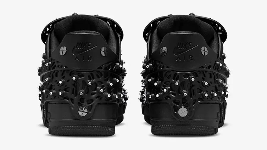 NIKE AIR FORCE 1 X SWAROVSKI LOW TRIPLE BLACK (W) - The Edit LDN
