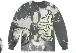 TRAVIS SCOTT CACTUS JACK + KAWS FOR FRAGMENT L/S TEE MULTI GREY - The Edit LDN