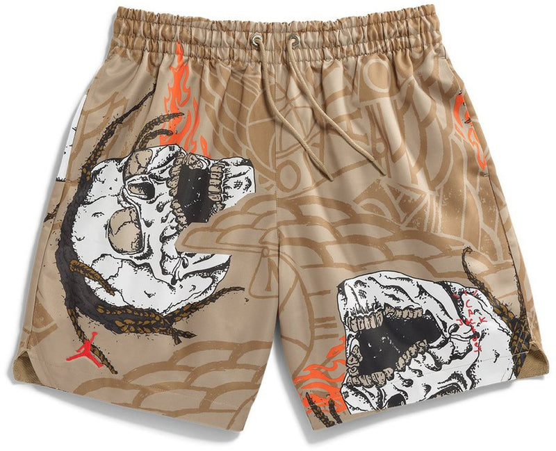TRAVIS SCOTT CACTUS JACK X JORDAN POOL SHORTS - The Edit Man London 