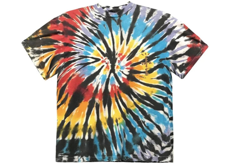 TRAVIS SCOTT - HIGHEST IN THE ROOM TIE DYE T-SHIRT - The Edit Man London Online