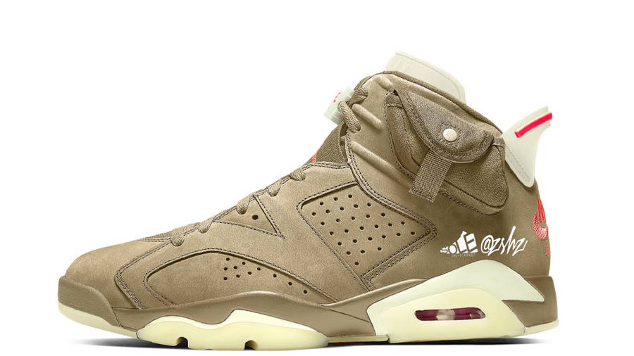 TRAVIS SCOTT JORDAN 6 BRITISH KHAKI - The Edit Man London 