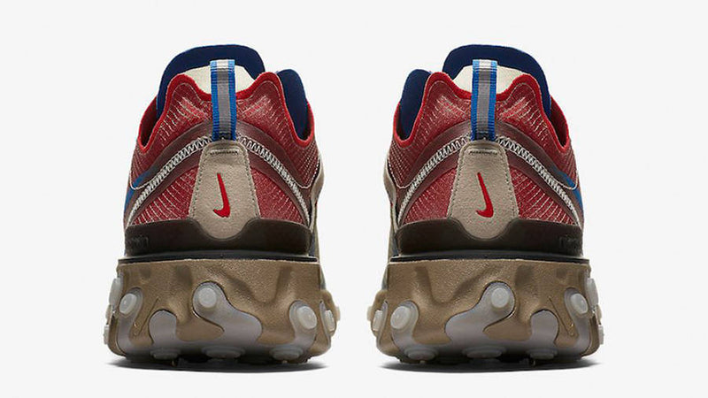 NIKE REACT ELEMENT 87 UNDERCOVER LIGHT BEIGE CHALK