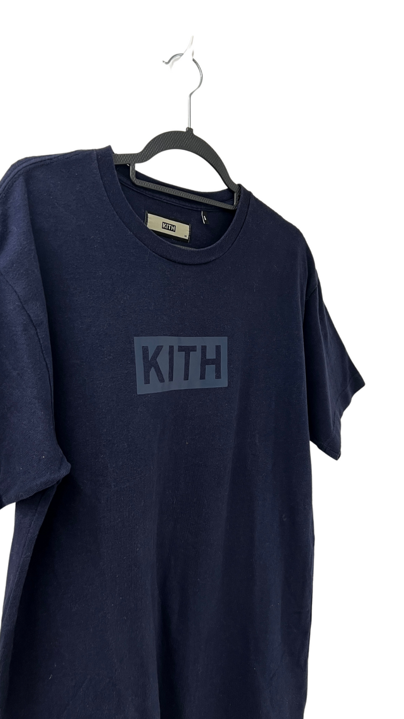 PRE-LOVED KITH LOGO NAVY T-SHIRT