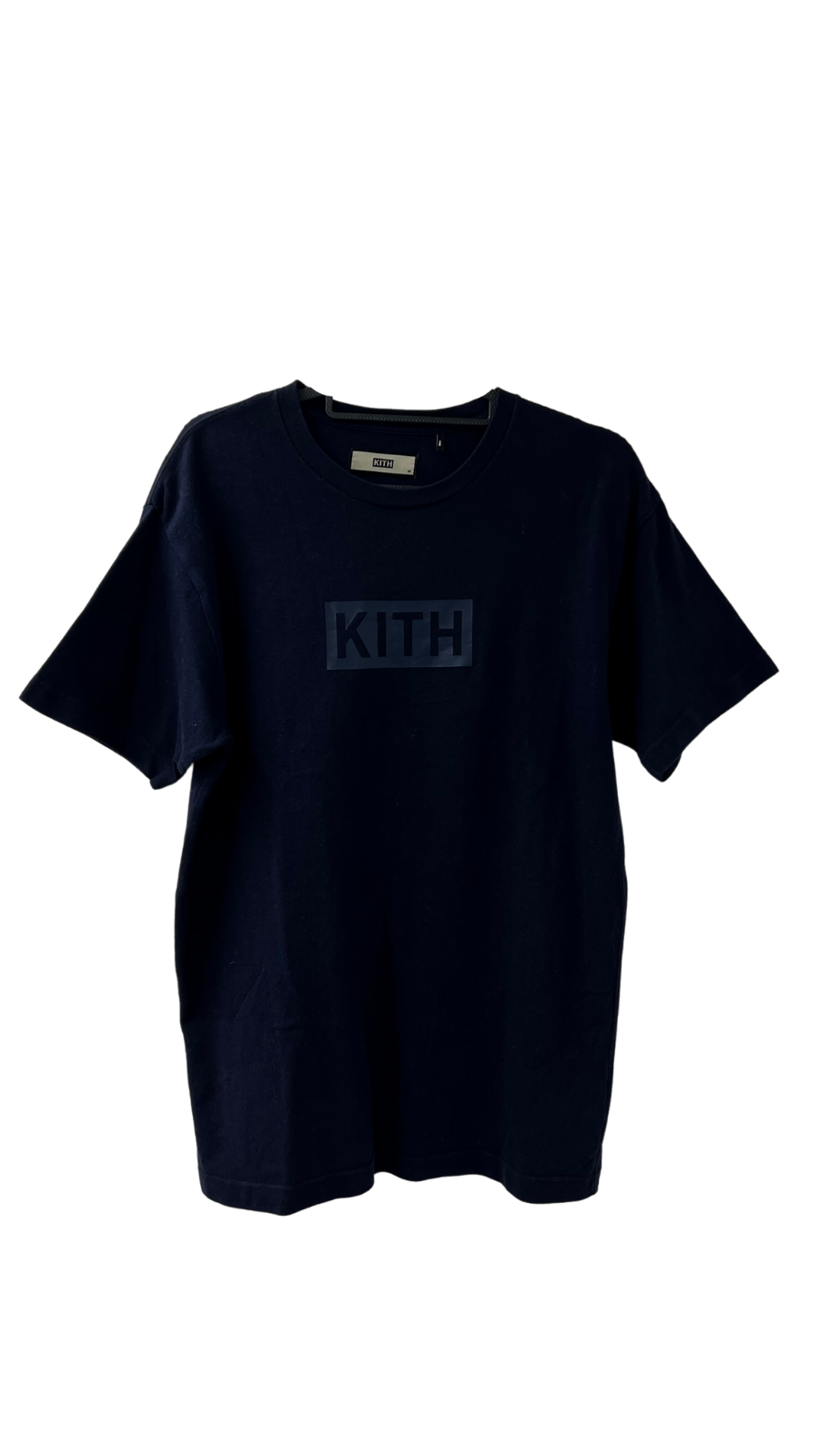 PRE-LOVED KITH LOGO NAVY T-SHIRT