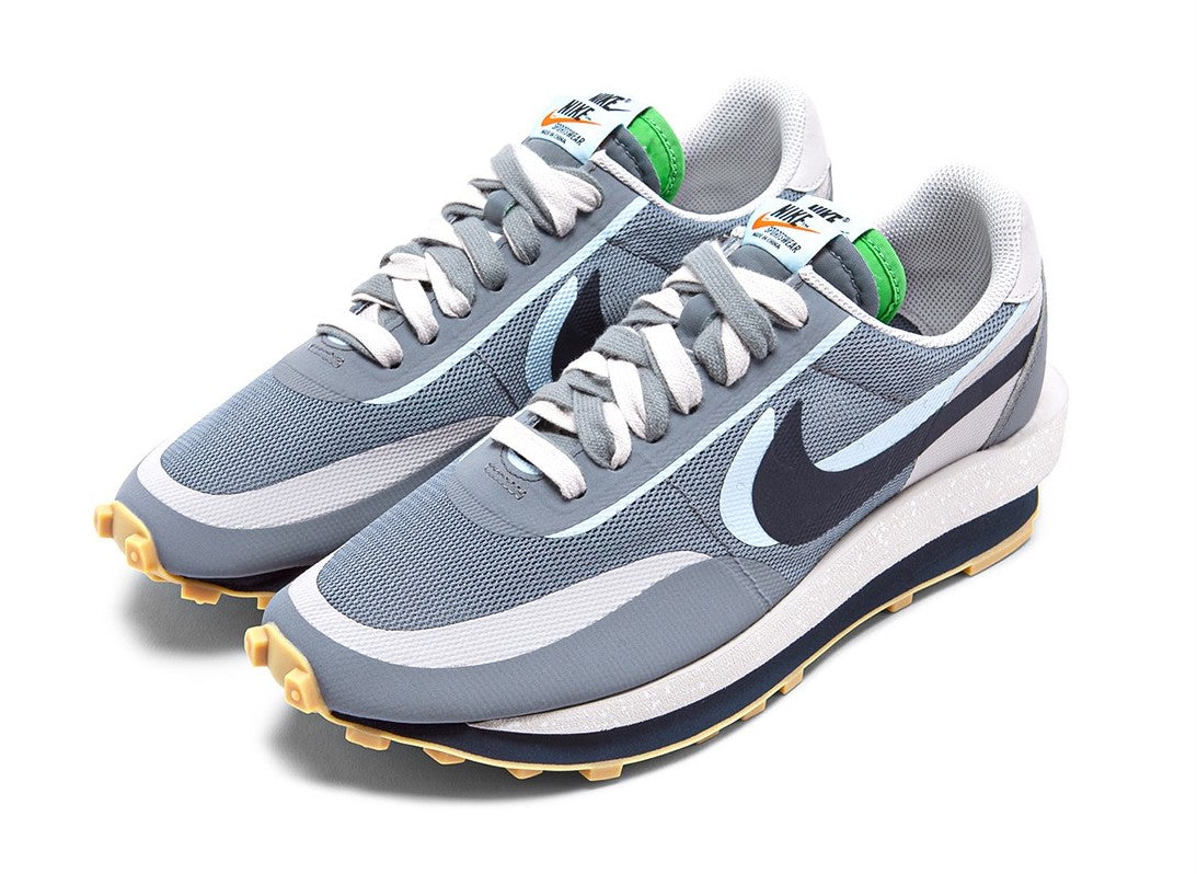 NIKE X SACAI X CLOT LD WAFFLE GREY NAVY - The Edit LDN