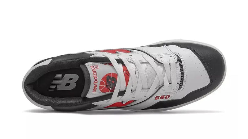 NEW BALANCE 550 WHITE RED BLACK - The Edit LDN