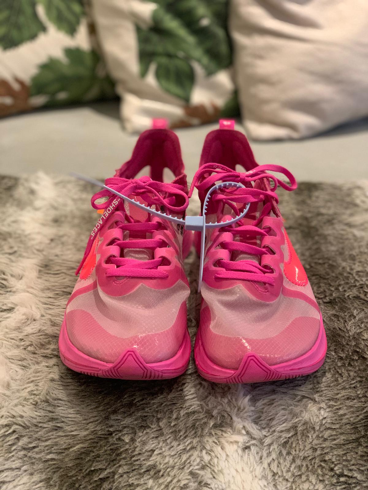 NIKE X OFF WHITE ZOOM FLY PINK - The Edit Man London Online