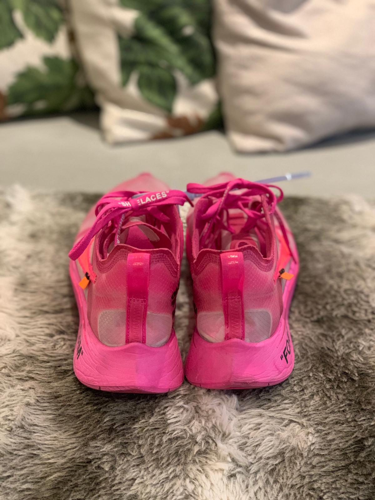NIKE X OFF WHITE ZOOM FLY PINK - The Edit Man London Online