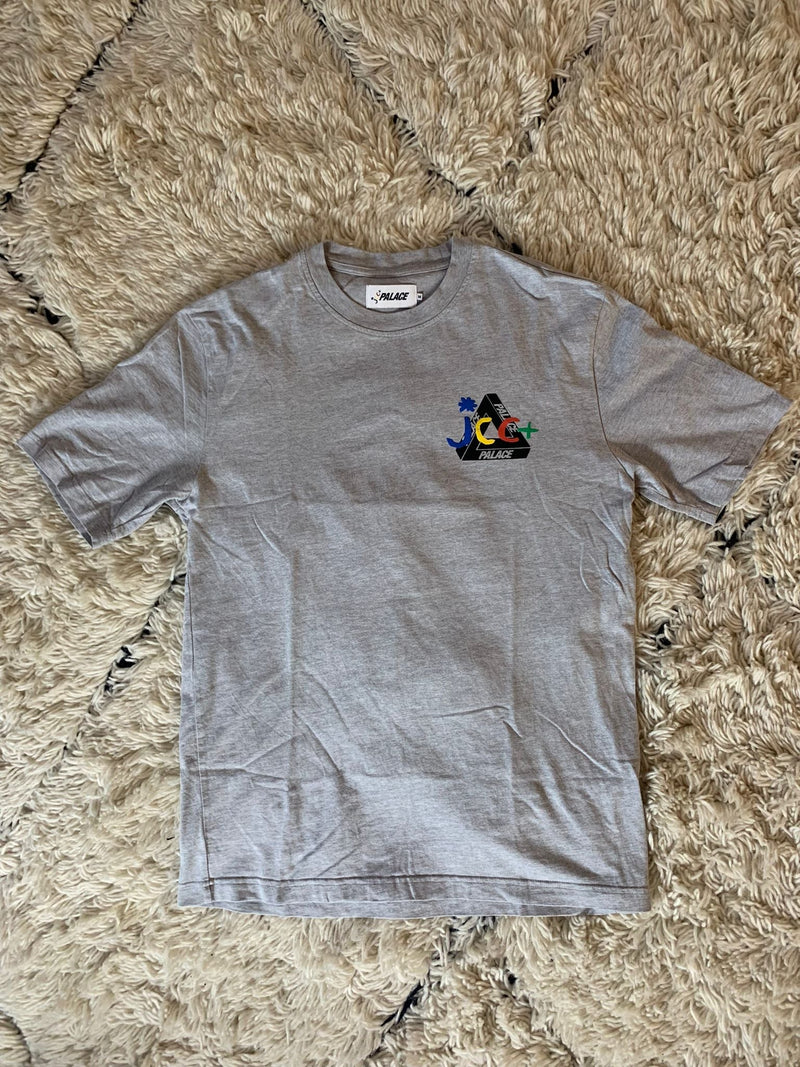 PRE LOVED - PALACE JCDC2 T-SHIRT GREY MARL - The Edit LDN