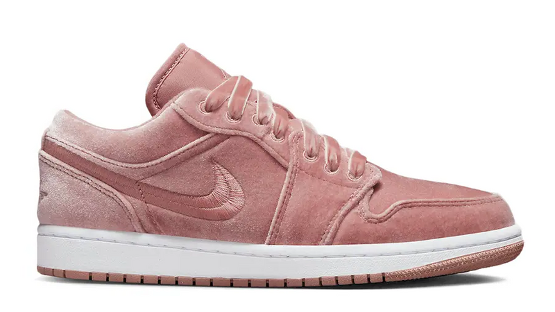 JORDAN 1 NIEDRIGER ROSA SAMT