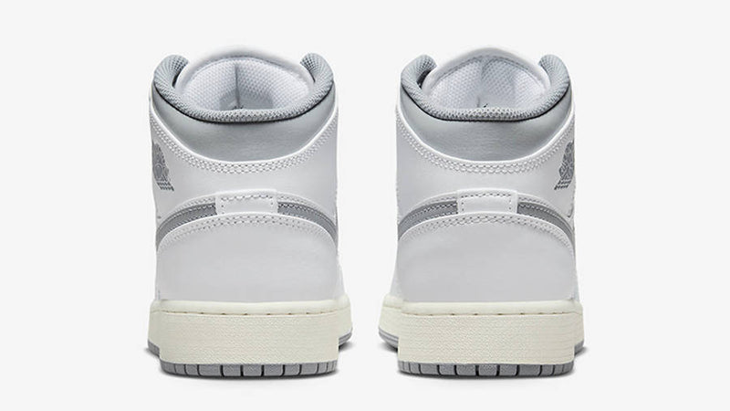 AIR JORDAN 1 MID NEUTRAL GREY (GS)