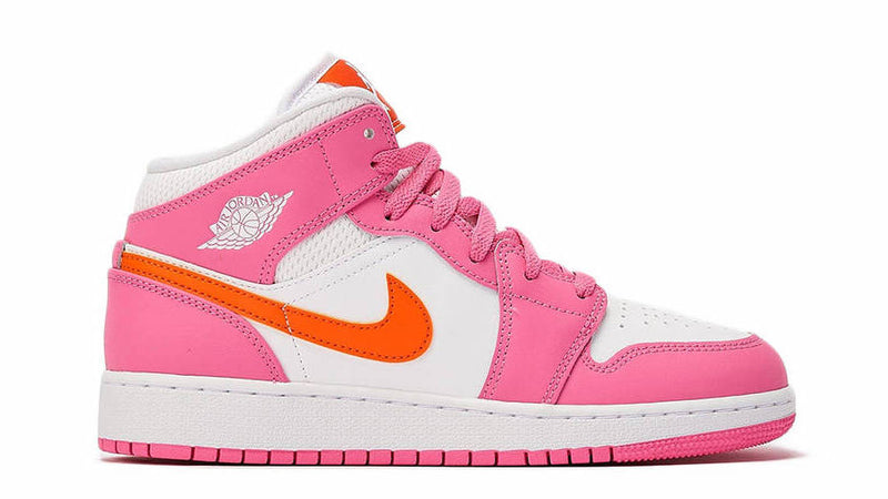 JORDAN 1 MID PINKSICLE SAFETY ORANGE (GS)