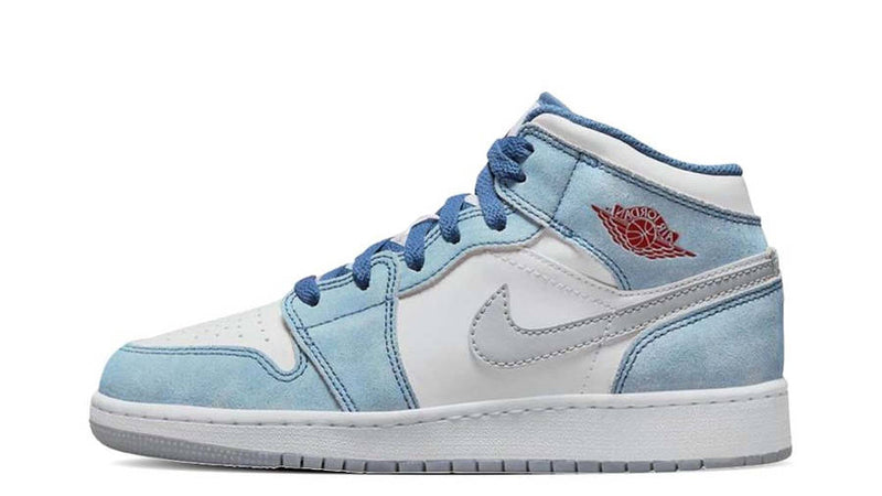 JORDAN 1 MID FRENCH BLUE FIRE RED (M)