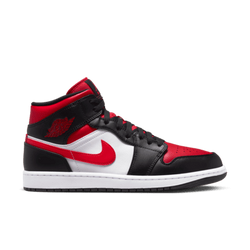 JORDAN 1 MID NEGRO ROJO FUEGO (M)