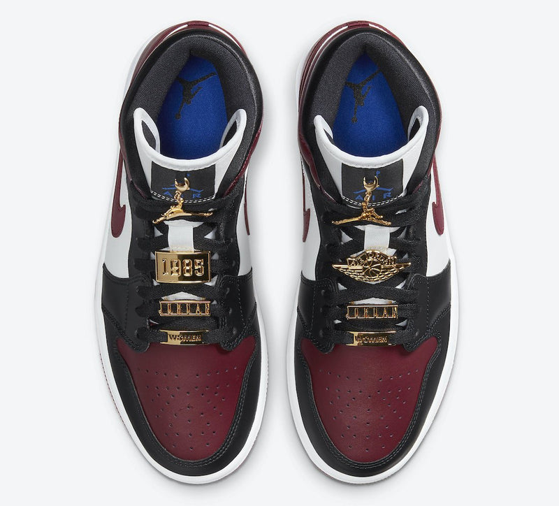 JORDAN 1 MID SE BLACK DARK BEETROOT (W) - The Edit LDN