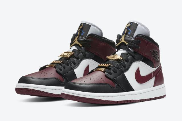 JORDAN 1 MID SE BLACK DARK BEETROOT (W) - The Edit LDN
