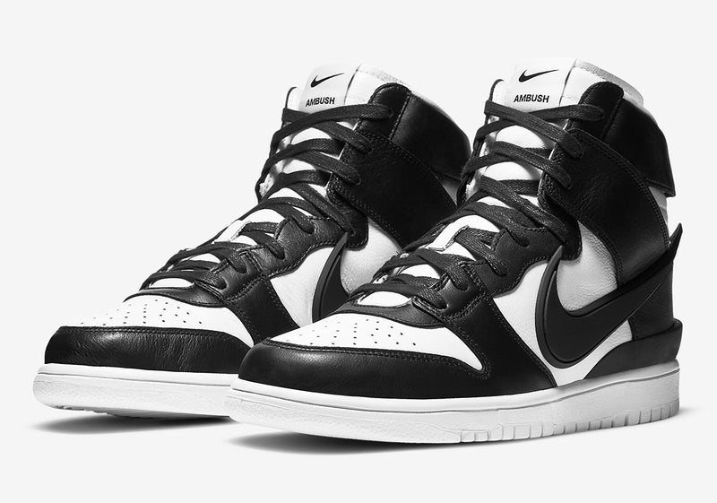 NIKE DUNK HIGH AMBUSH BLACK WHITE - The Edit Man London Online