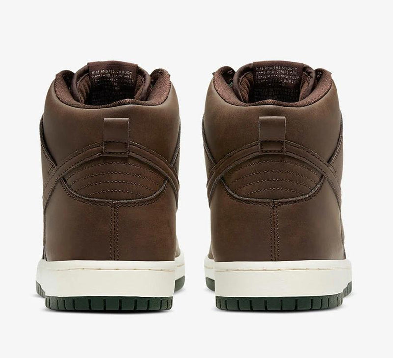 NIKE SB DUNK HIGH BAROQUE BROWN SAIL AND FUR - The Edit Man London Online