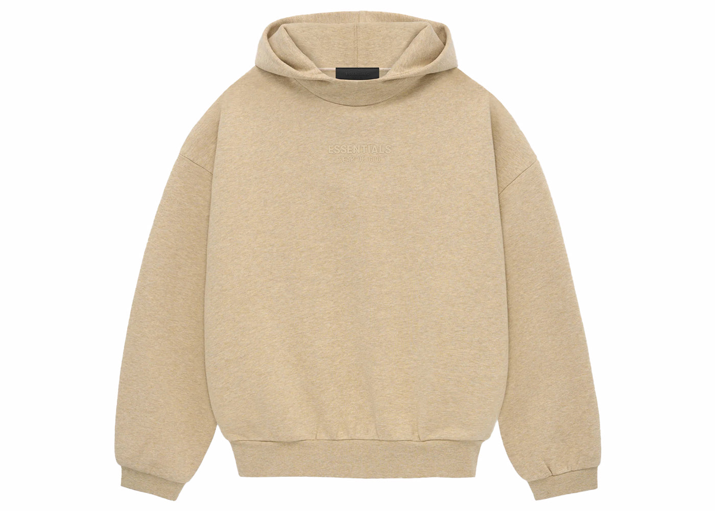 FEAR OF GOD ESSENTIALS HOODIE GOLD HEATHER