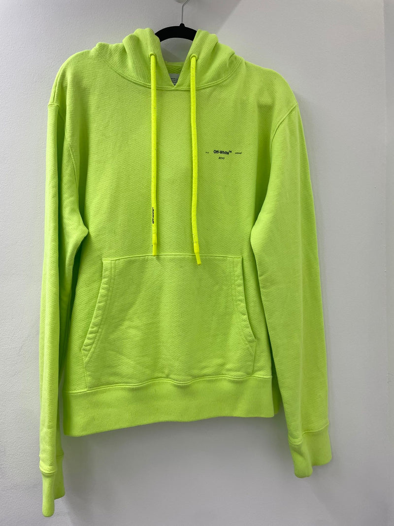 PRE LOVED - OFF WHITE LUMINOUS HOODIE