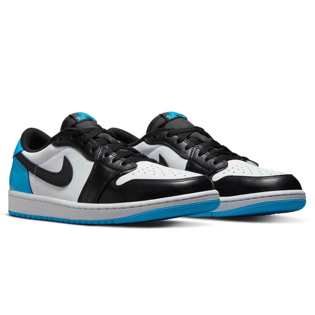 JORDAN 1 LOW NEGRO OSCURO POLVO AZUL (W)