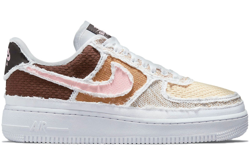 NIKE AIR FORCE 1 LOW REVEAL FAUNA BROWN VANILLA (W) - The Edit LDN