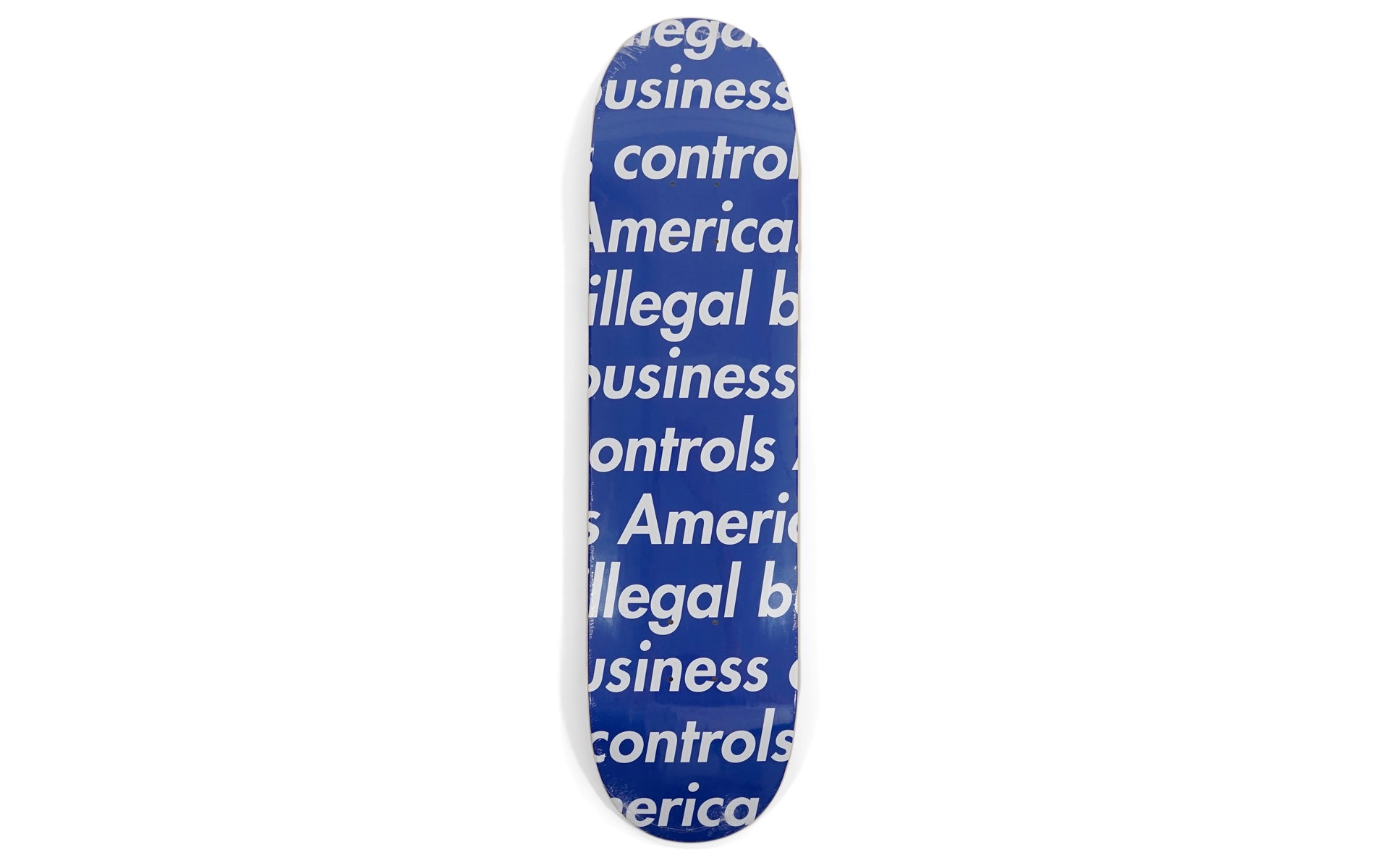 SUPREME ILLEGAL BUSINESS SKATEBOARD DECK BLUE