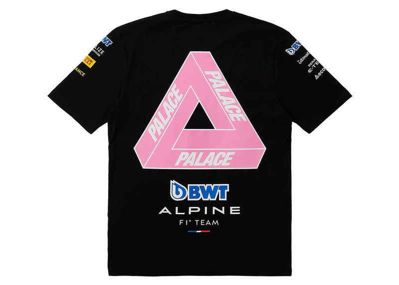 PALACE X KAPPA FOR ALPINE T-SHIRT BLACK