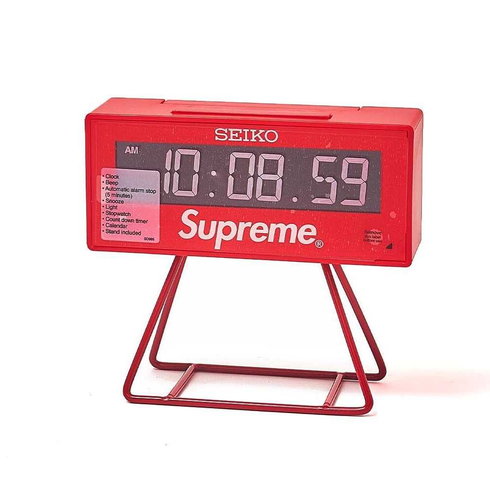 SUPREME SEIKO MARATHON CLOCK RED