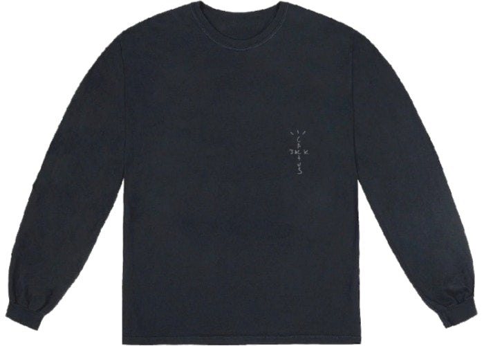 TRAVIS SCOTT CRACKED LONG SLEEVE T-SHIRT - The Edit Man London Online