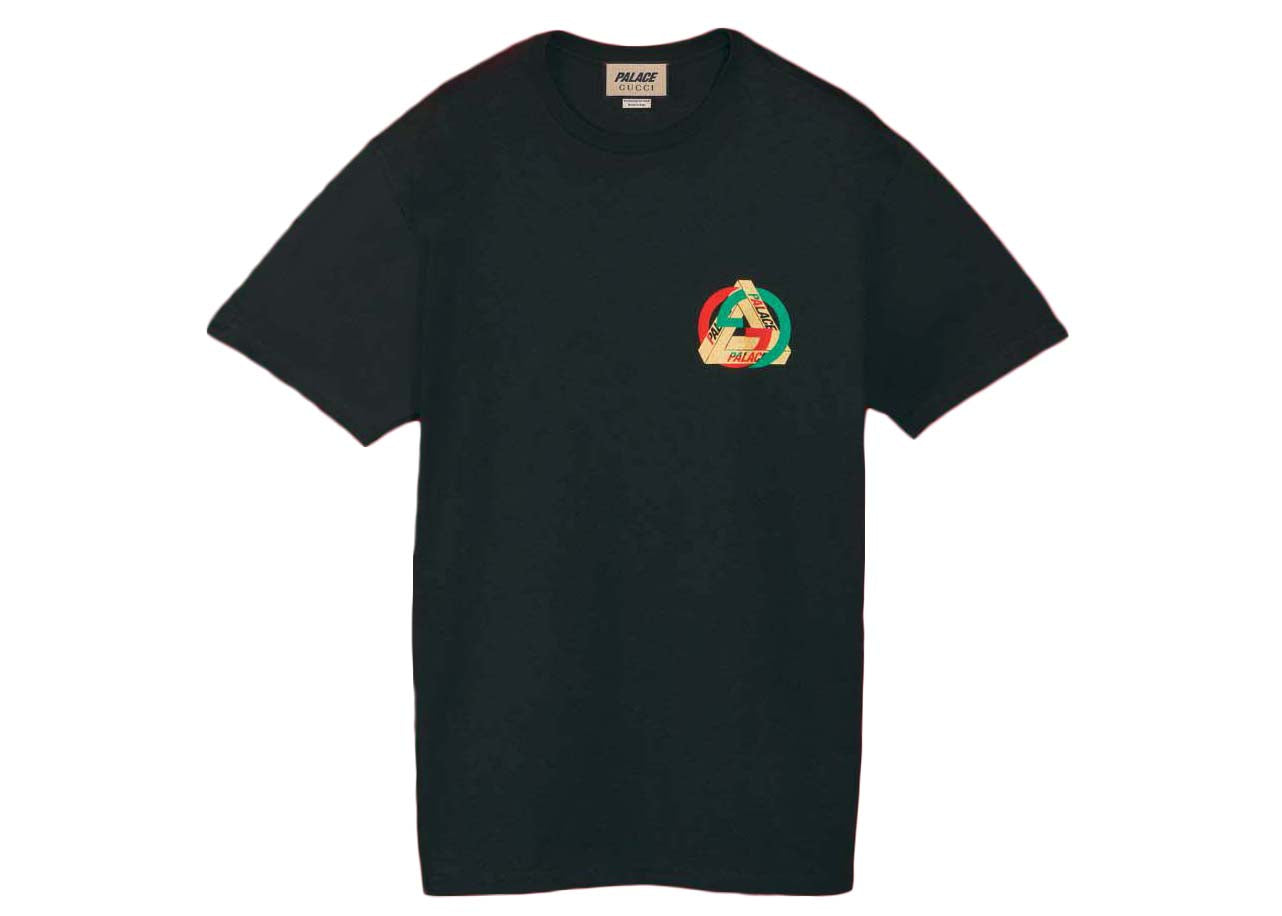 PALACE X GUCII PRINTED HEAVY COTTON JERSEY T-SHIRT