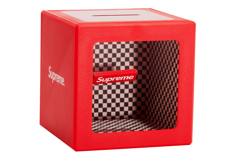 SUPREME ILLUSION COIN BANK RED