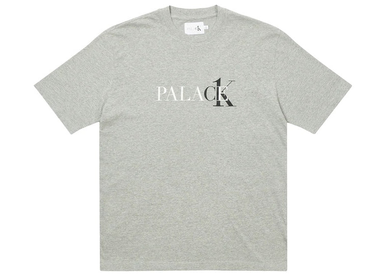 PALACE CK1 T-SHIRT LIGHT GREY HEATHER