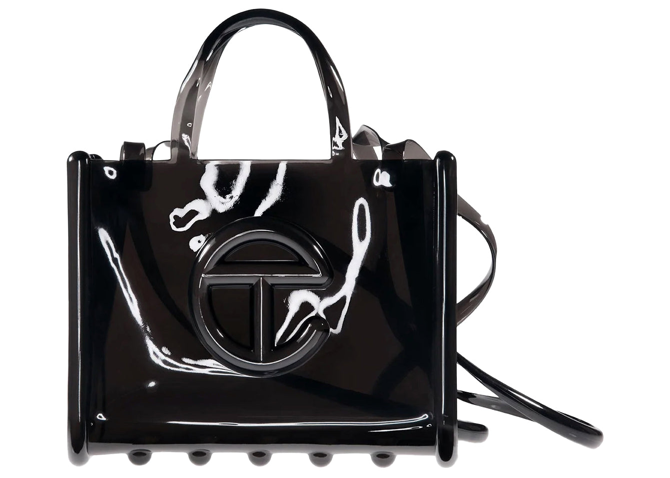 Telfar medium top bag black