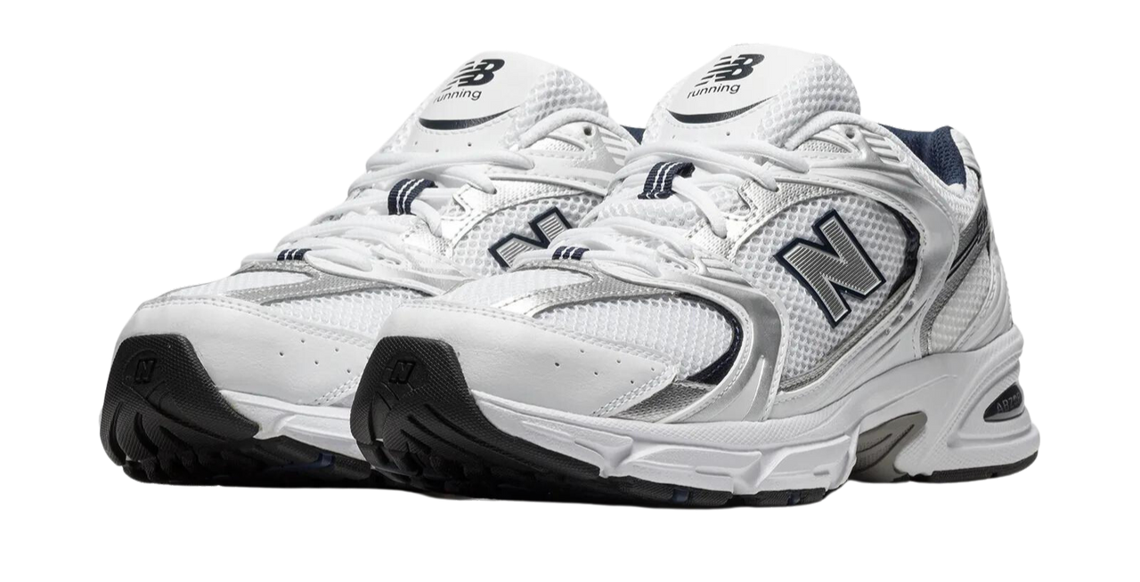 New Balance 530 White Silver Navy curated on LTK
