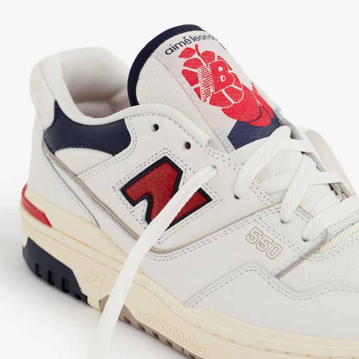 NEW BALANCE 550 AIME LEON DORE NAVY RED - The Edit Man London 