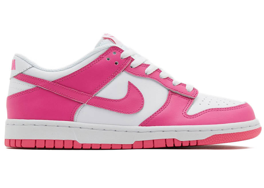 White and pink dunk low Clearance