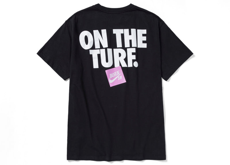 NIKE SB BORN X RAISED ON THE TURF TEE BLACK