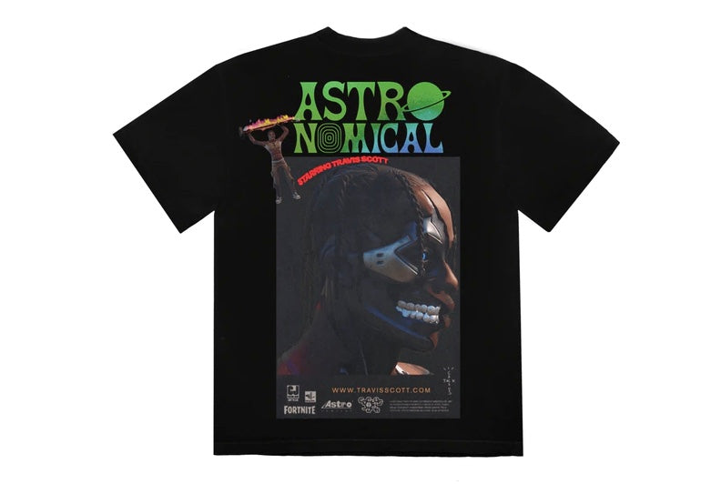 TRAVIS SCOTT SICKO EVENT II T-SHIRT BLACK - The Edit Man London Online