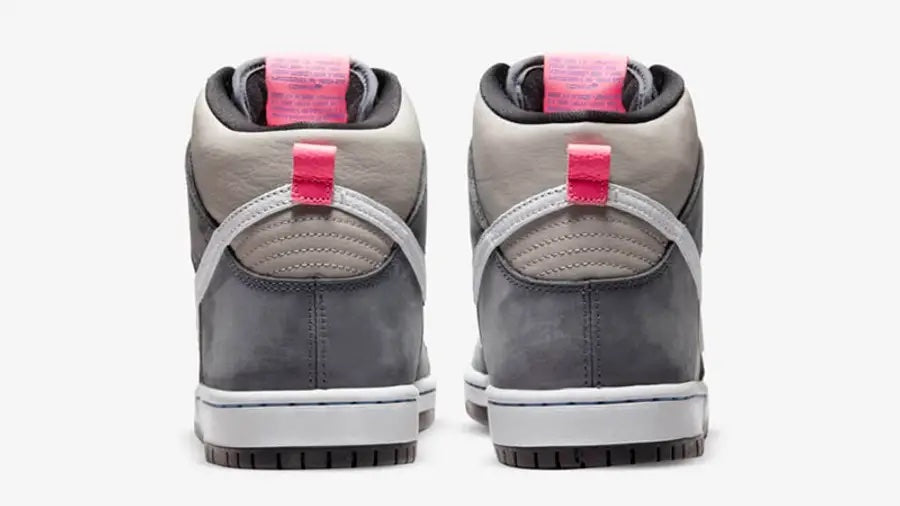 NIKE SB DUNK HIGH MEDIUM GREY PINK - The Edit LDN