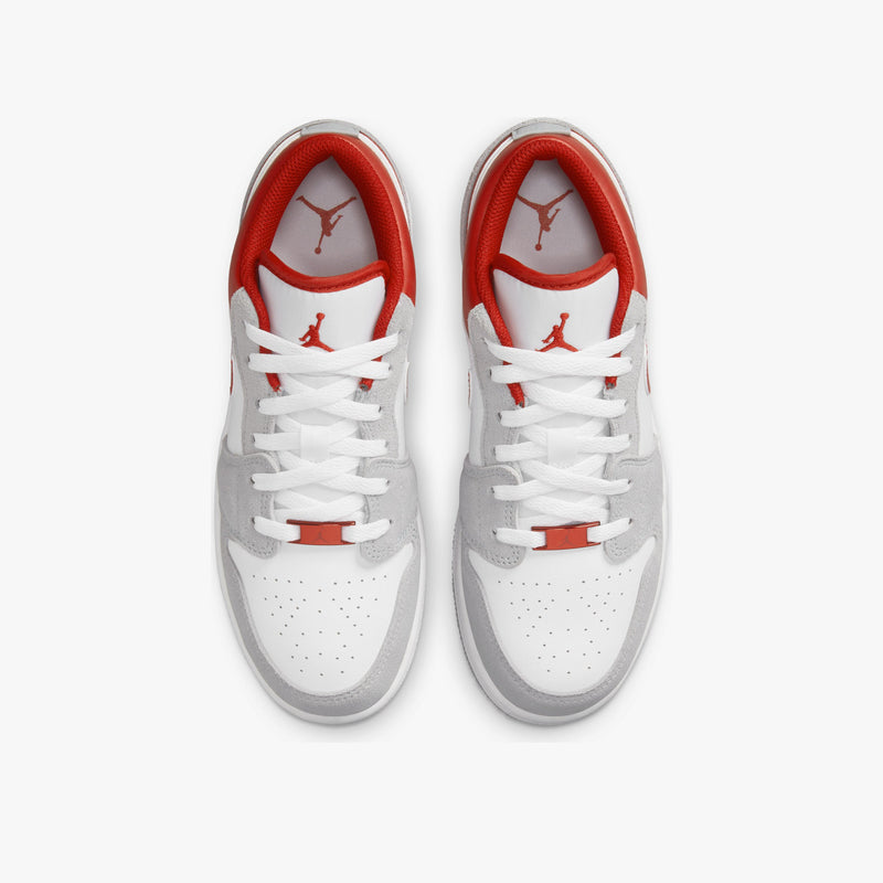JORDAN 1 LOW GREY RED (GS) - The Edit LDN
